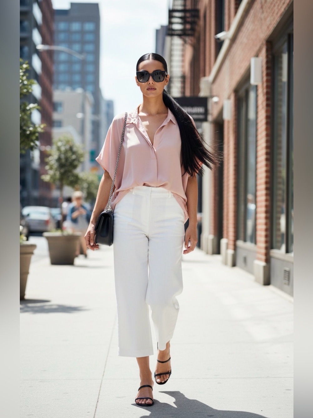 DIANE VON FURSTENBERG Pink Silk Eris Blouse